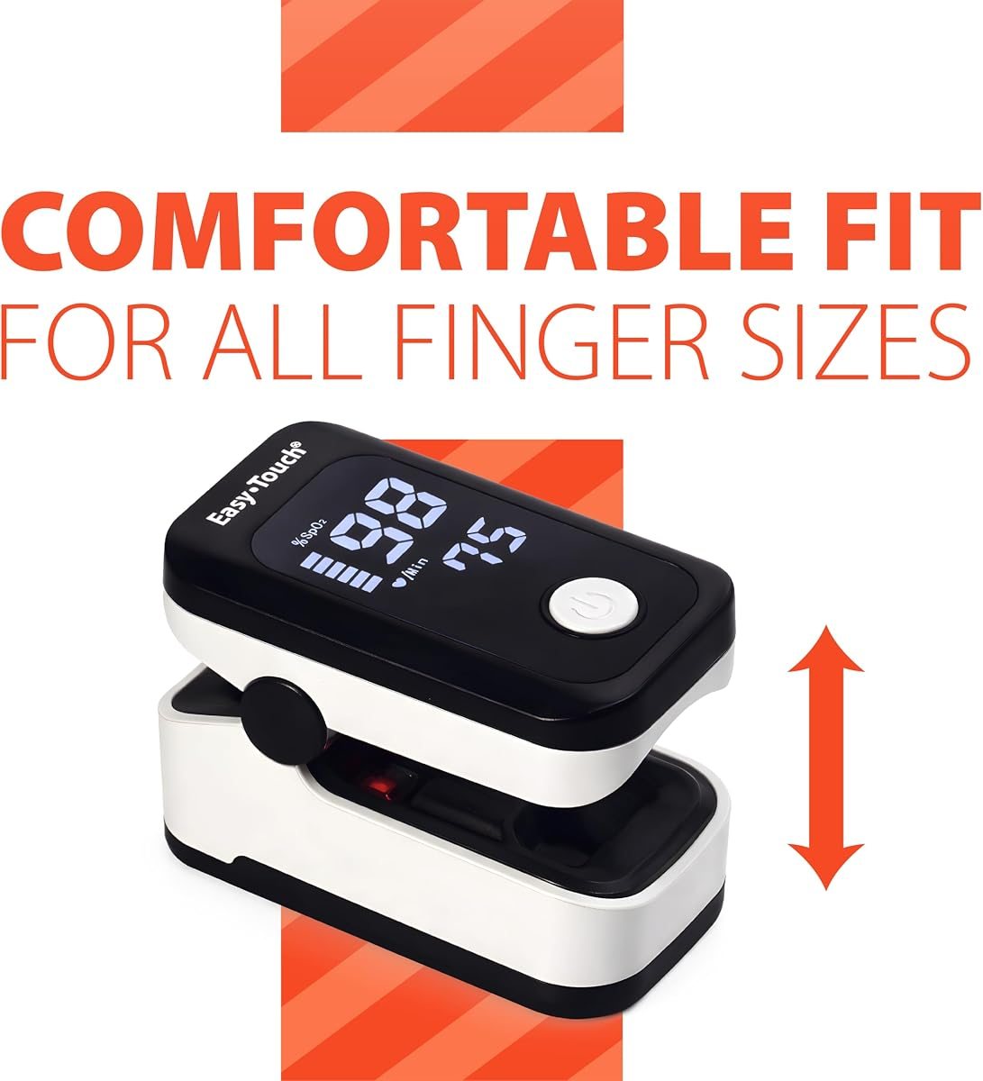 EasyTouch Fingertip Pulse Oximeter, view 3