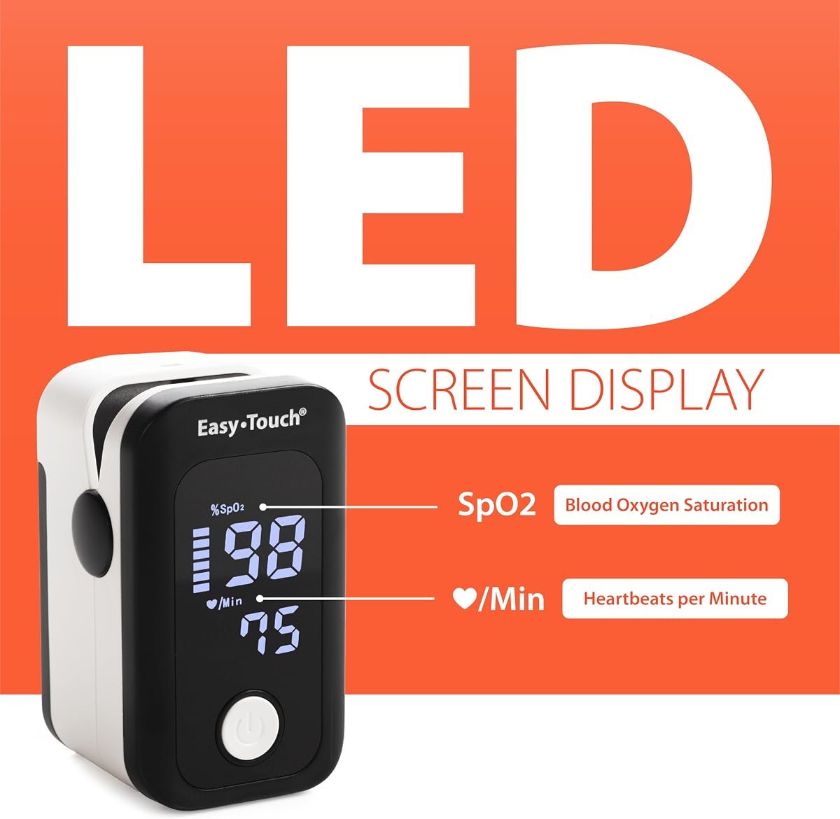 EasyTouch Fingertip Pulse Oximeter, view 4