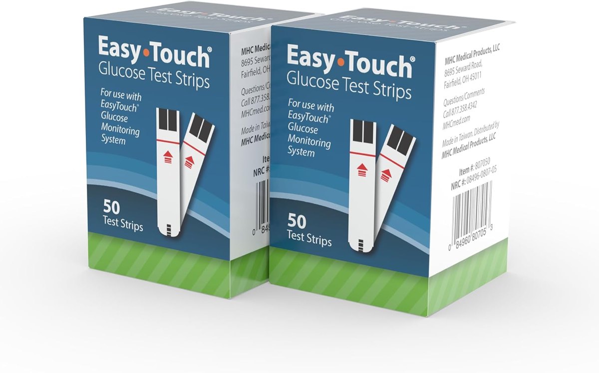EasyTouch Glucose Test Strips, 100 Count