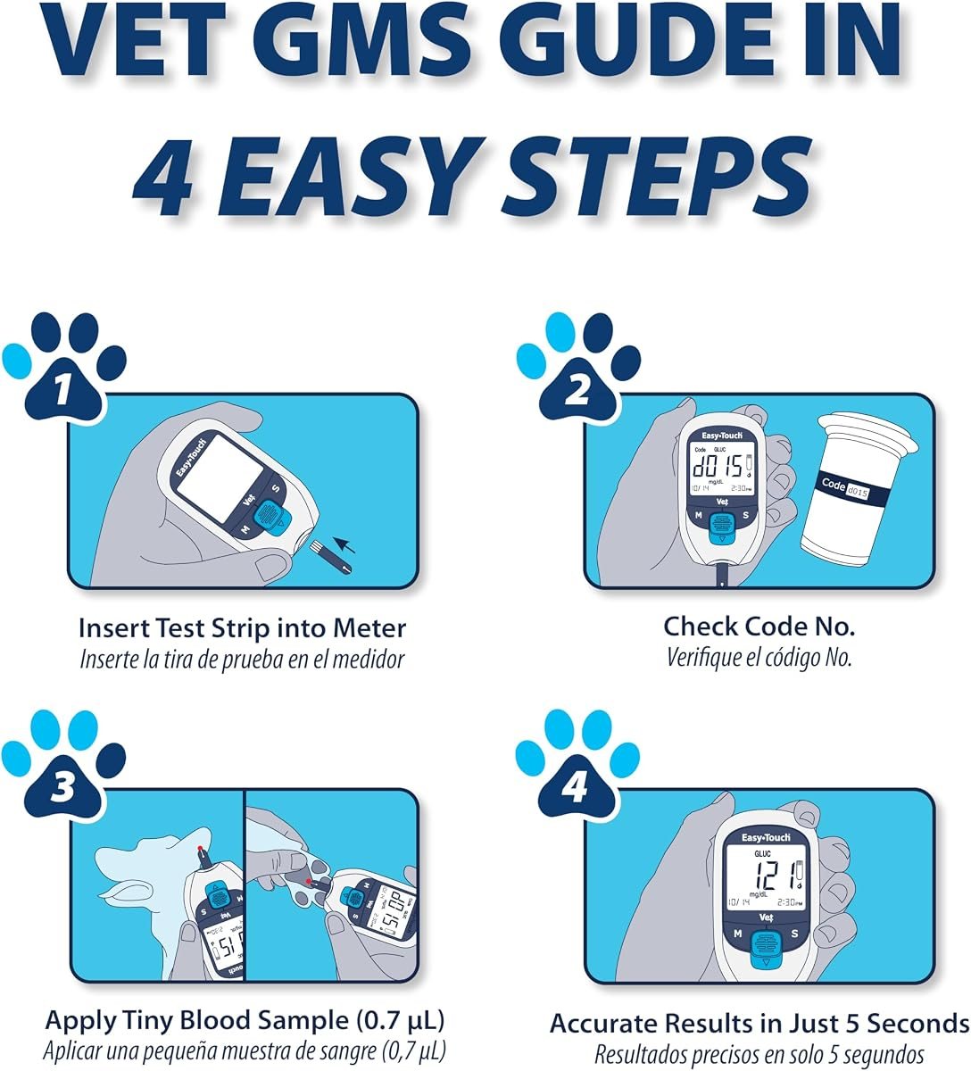 EasyTouch Pet Glucose Test Strips, 50 Count, view 5