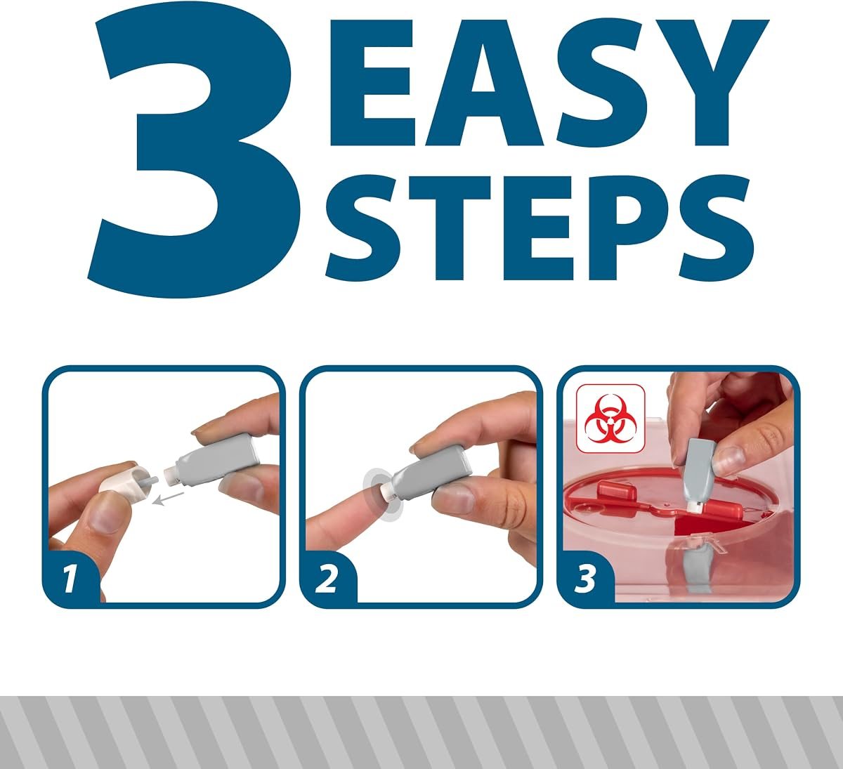 EasyTouch Pressure-Activated Safety Lancets 23G, view 5