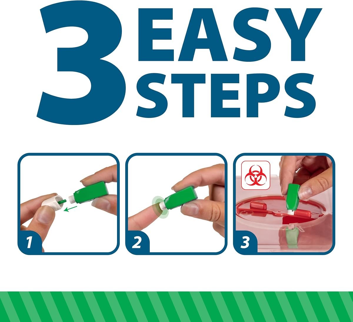 EasyTouch Pressure-Activated Safety Lancets 26G, view 5