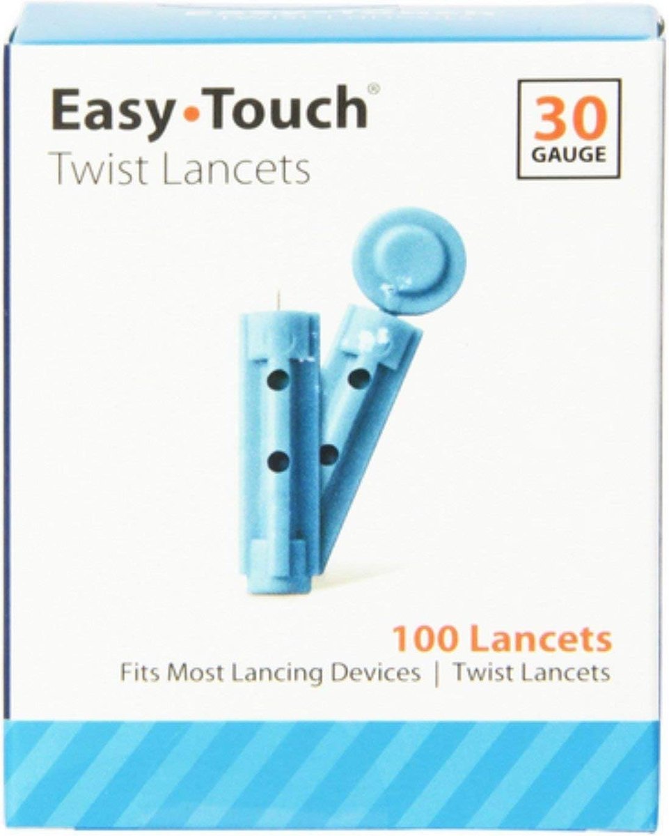 EasyTouch Twist Lancets 30G, 8 Boxes of 100