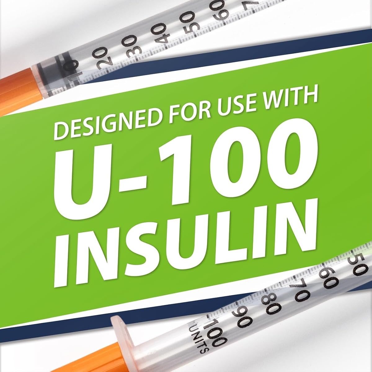 EasyTouch U-100 Pet Insulin Syringes 29G 1.0cc 1/2", view 2