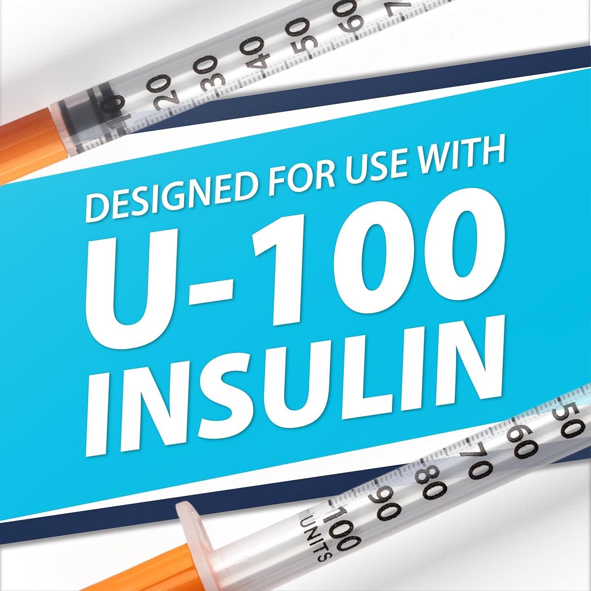 EasyTouch U-100 Pet Insulin Syringes 30G 1.0cc 1/2", view 2