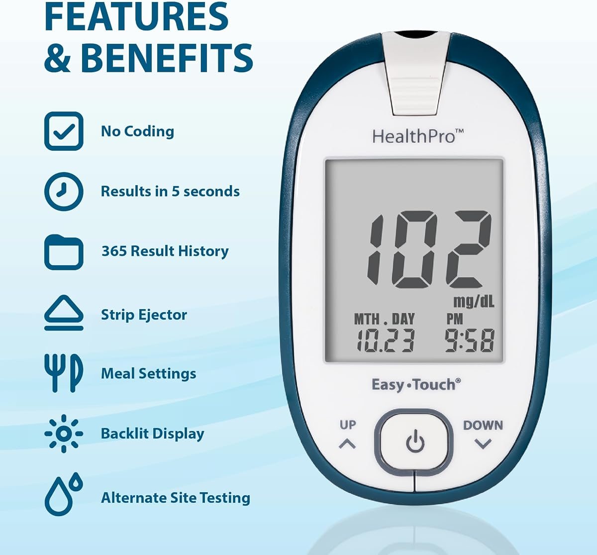 HealthPro Blood Glucose Monitoring System, view 2