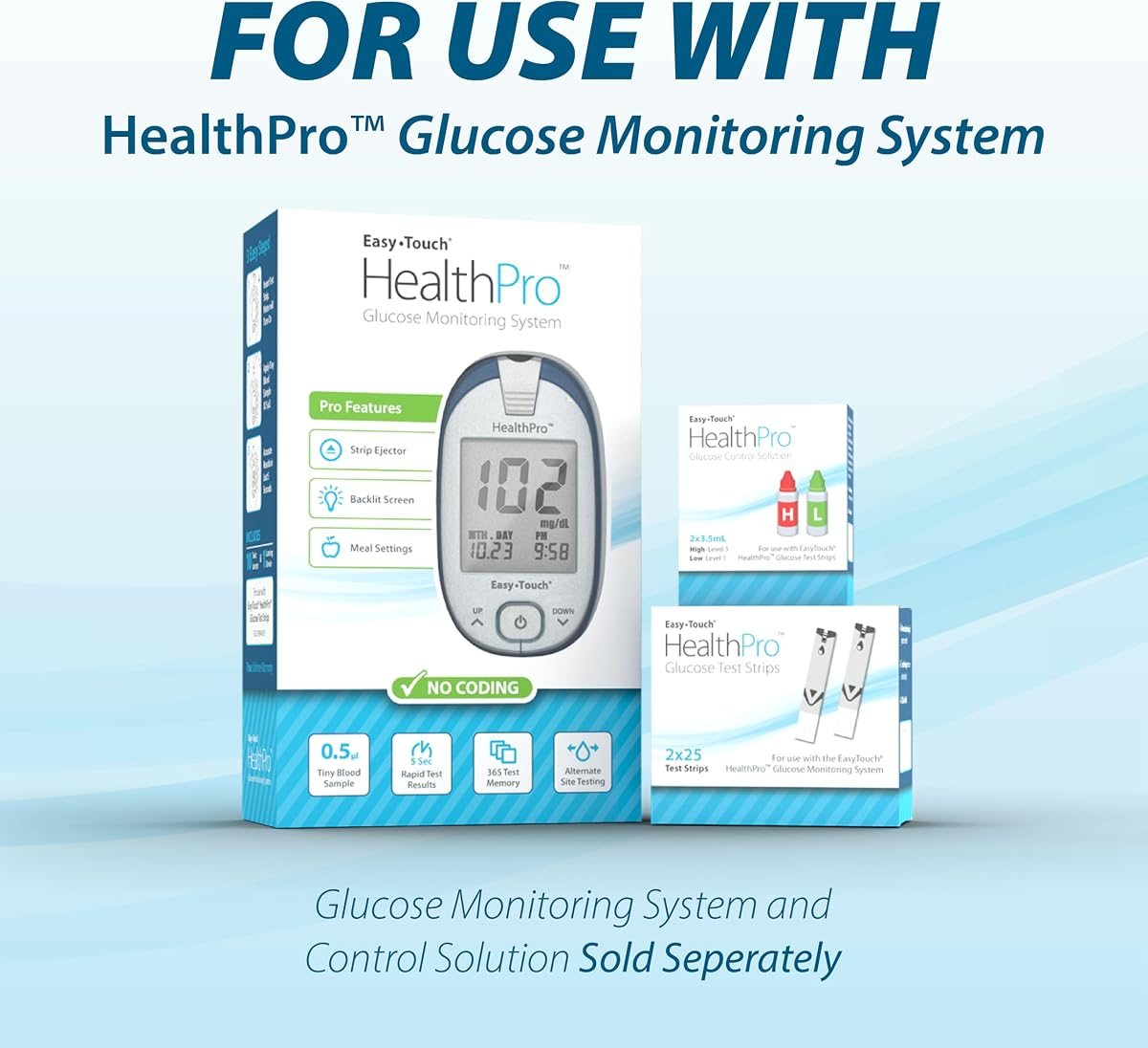 HealthPro Diabetic Test Strips, 100 Count, view 2