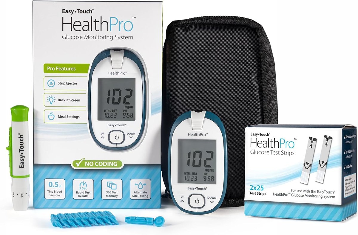 HealthPro Meter + 50 Strips Bundle